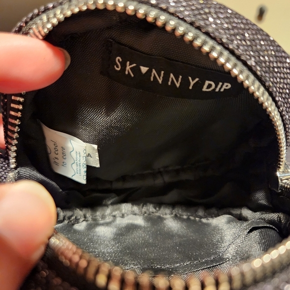 Skinnydip London Smile HotFix Mini Crossbody in Black - Picture 5 of 5